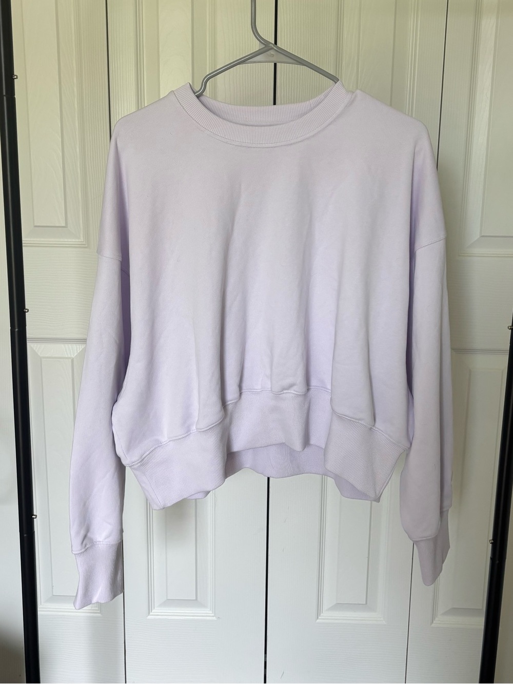 Fabletics Lavender Crewneck Sweatshirt